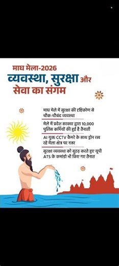 उत्तर प्रदेश | माघ मेला | 10,000 पुलिस कर्मियों की हुई है तैनाती | ATS के कमांडो भी किए गए तैनात