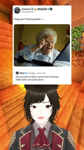 25 IS OLD #vtuber #twitch #drama #gaming #envtuber #reddit #memes #olderwomen #2001 #old #amalee #a