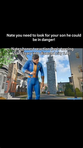 Nate is building Sanctuary 2.0 in Fallout 4 #fallout #gamingshorts #falloutmemes #fallout4 #gamer