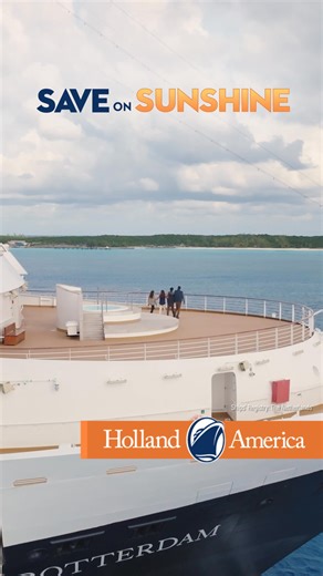 37K views | Explore the Caribbean and beyond refreshingly free of overcrowded beaches with up to 50% off 2025–2026 cruises plus free kids’ fares. | Holland America Line | Facebook