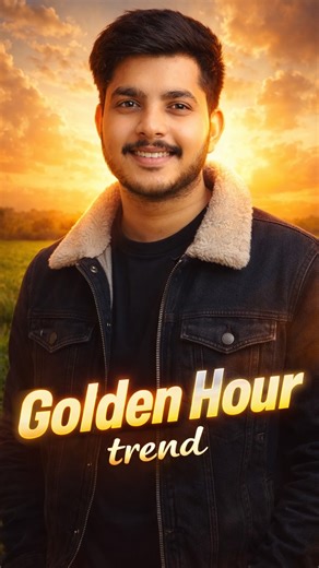 Manish Kumawat | Tech & AI 💡 on Instagram: "Golden Hour Ai Trend Tutorial🔥 . . . #trend #ai #aitools #geminitrend❤️ #reels"