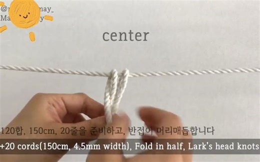 视频教程|MACRAME编织小鸟巢