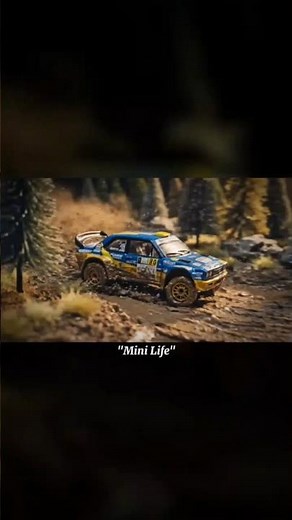 Epic Miniature Rally Race: Tiny Cars, Big Adrenaline! #diorama #miniature