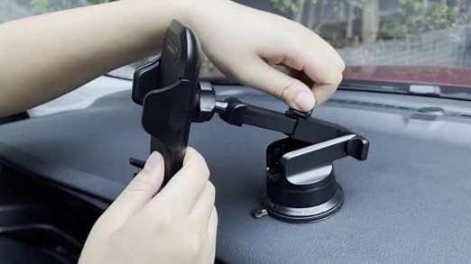How to install the dash phone mount?