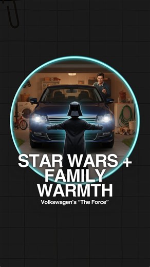 Marketing Matlab on Instagram: "Volkswagen’s “The Force” commercial, released for Super Bowl XLV, became one of the most beloved automotive ads in Super Bowl history. ￼ Created by Deutsch Inc. and directed by Lance Acord, it tells a simple, universal story with big emotional payoff: a young boy dressed as Darth Vader tries to use “the Force” around the house, only to succeed to his amazement, on his family’s Volkswagen Passat. ￼ Set to John Williams’ iconic Imperial March, the spot tapped into n