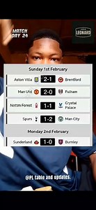 🚨EPL match week 24 games predictions tomorrow......💯👍 | PL table and updates