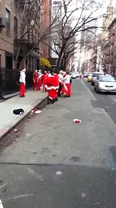 Epic Santa brawl breaks out just in time for the holidays. #rekt | rekt.com