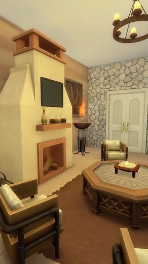Charmelian on Instagram: "Hephaestus 🔥 Every room in this Sims 4 build is a different Greek god or goddess. Whose room are you hoping to see? ✨Gallery ID: charmeliannn #thesims4 #sims4 #sims4build #showusyourbuilds #greekmythology #hephaestus"