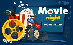 Movie Night Stock Illustrations – 40,431 Movie Night Stock Illustrations, Vectors & Clipart - Dreamstime