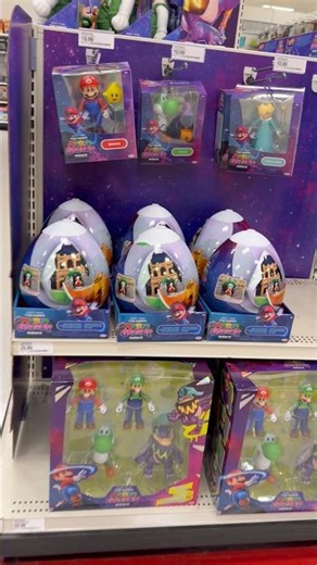 The super Mario Galaxy movie target toy display #supermario #thesupermariobrosmovie #actionfigures