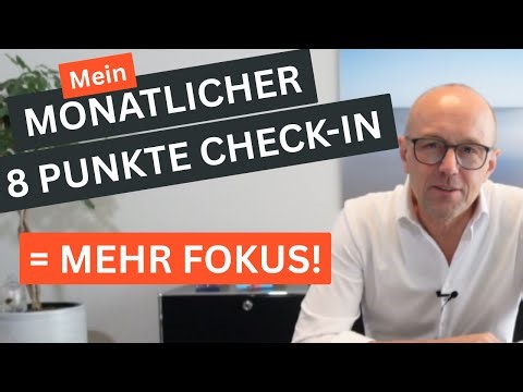 My monthly 8-question check-in for more FOCUS!