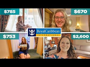 We tried EVERY cabin on our Royal Caribbean cruise!