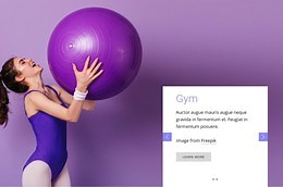 Premium fitness gym - HTML Template by Nicepage