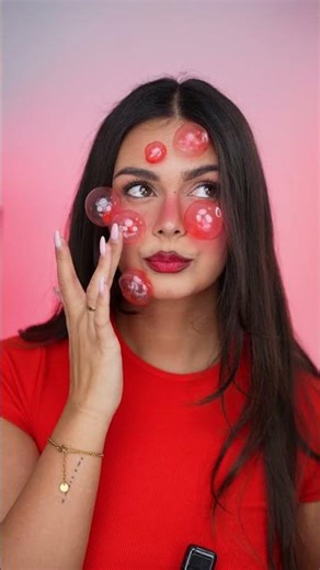Bubbles makeup #makeup #bubbles