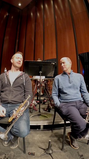 Trumpets Mic’d Up S6:E2 “Best trumpet advice you’ll ever get” what advice has had the biggest impact for you? Comment below! #tmu #trumpet #orchestra #funny | Eric Baker