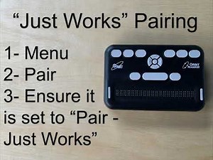 Orbit Reader 20 - Connecting to a Windows PC over NVDA