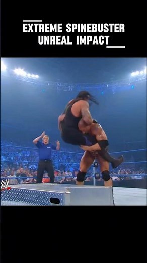 Spinebuster, but they get increasingly more extreme 😳 #wwe #batista #arnanderson