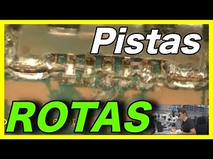 Reparar pistas Dañadas en el Conector de carga