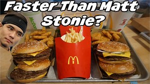 438K views · 8.6K reactions | This viral tweet offered a McDonalds Food challenges boasting a $3500 prize for those who can eat it in only 90 minutes! But can it be done by one person? Tune into this crazy food challenge to find out, and see who can come out on top of this big food challenge! | Joel Hansen - Model Vs Food | Facebook