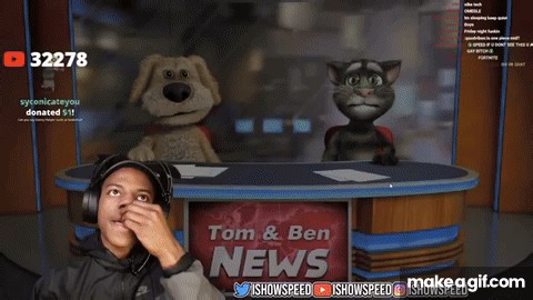 IShowSpeed Tom & Ben NEWS (original) on Make a GIF