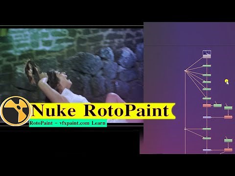 Nuke Roto paint Tutorial. (RotoPaint -VFXpaint.com Learn)