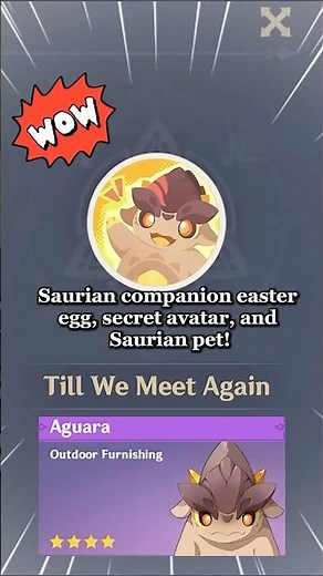 Saurian companion easter egg, secret avatar, and Saurian pet!