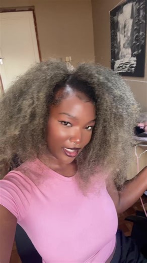 Prepare to get sickome 🙂‍↔️🙂‍↔️🤞🏾 #afro #kinkyafro #fypシ