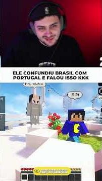 He confused Brazil with Portugal in QSMP! #gabepeixe #cortesgabepeixe #loudgg #QSMP #minecraft