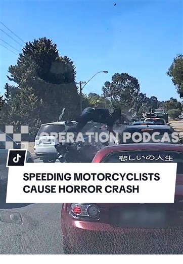 Shocking Crash Caused by Speeding Motorcyclists in Perth