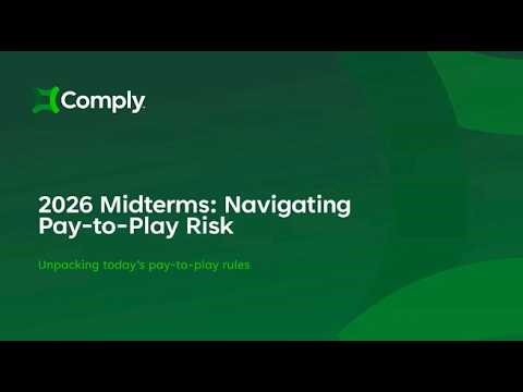 2026 Midterms Navigating Pay to Play Risk - March 2026