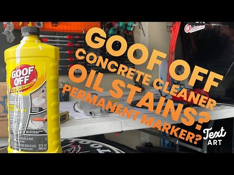 Goof off - Concrete cleaner Worth it ? We’ll find out!