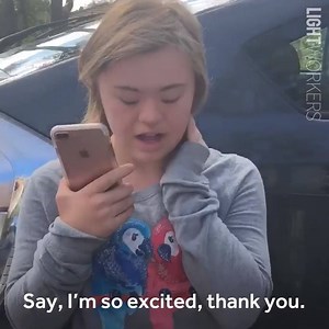 8.3M views · 10K reactions | "I'm Hired!" Watch as this sweetheart receives her first job offer at one of our favorite food joints.Chick-fil-Al-A | The Bible Series | Facebook