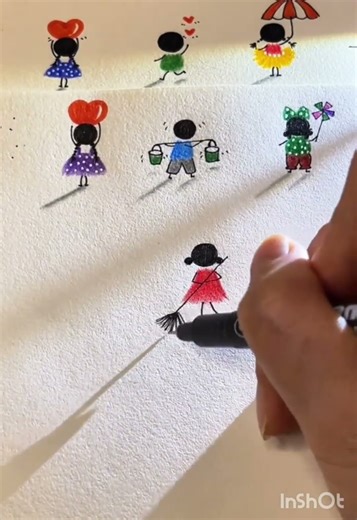 Draw Cute Sweeper 💫 Step by step drawing #shortsfeed #youtubeshorts #shorts #ytshorts #viralshorts