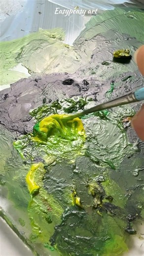 Landscape painting for beginners/ Acrylic painting tutorial