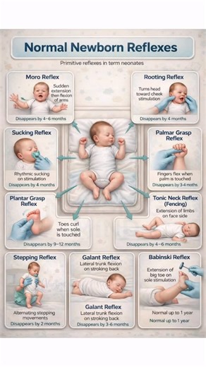 The Nursing Mind | By Nursing Rankers on Instagram: "Mastering Newborn Reflexes = Smarter Nursing Practice 👶 From Moro to Babinski, every reflex tells a story about baby’s brain development. 💡 Think Smart. Study Deep. No Google | Only NCLEX Mindset Are you ready for the exam? Comment “READY” #NCLEX #NCLEXUSA #NCLEXCanada #NCLEXPrep #internationalnurse"