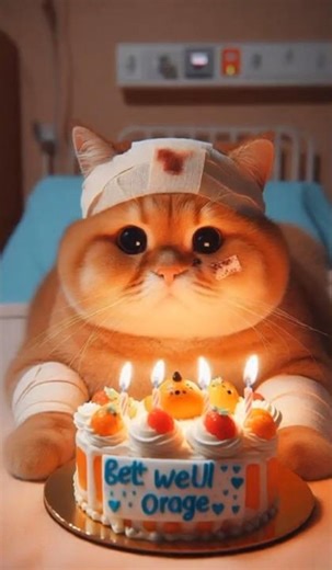 orange lekas sembuh #animalintelligence #cat #shorts