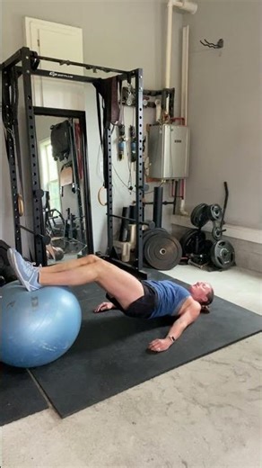 Stability Ball Leg Curl
