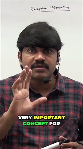 Java Exception Hierarchy: The Ultimate Concept Explained #shorts