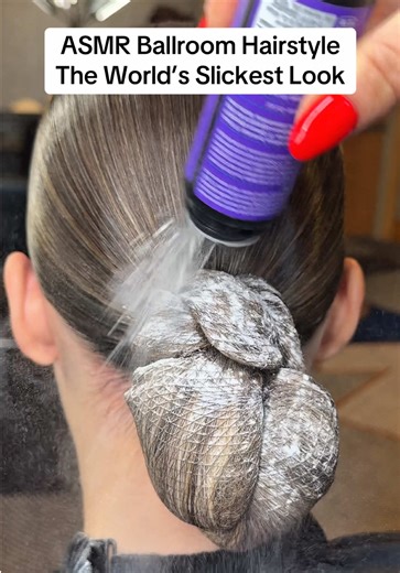 ASMR Ballroom Hairstyle Transformation Tutorial