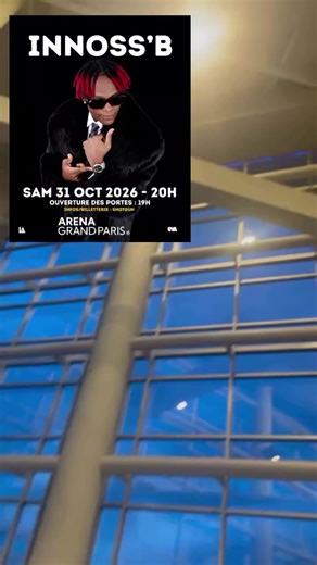 Innoss’B à L'Arena Grand Paris le 31 Octobre 🇫🇷