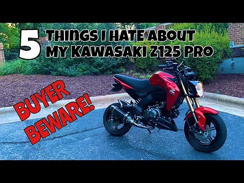 5 Things I HATE About My Kawasaki Z125 Pro *BUYER BEWARE*