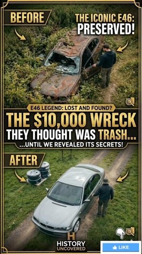 Finding a $10,000 Secret in a Rusted BMW E46! 😱🔥 #Restoration