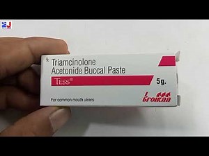 Tess Paste | Triamcinolone Acetonide Buccal paste | Tess Paste uses side effect benefit Review Hindi