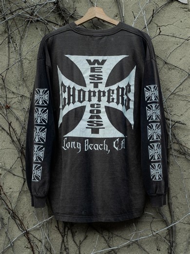 @j.rand.vintage | Beautifully Faded West Coast Choppers Longsleeve. One of the website preview items on Lovosvintage.com website open this Friday . . . .... | Instagram