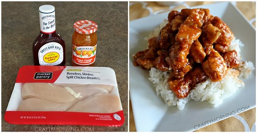 3-Ingredient Orange Chicken Sauce Recipe - Crafty Morning