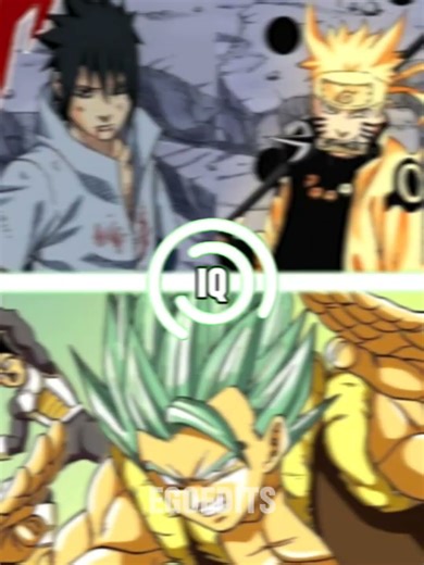 Sasuke And Narouto Vs Gogeta