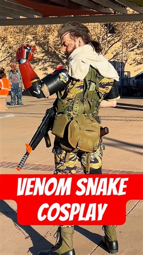 Venom Snake cosplay at Albuquerque Comic Con 2026 #cosplay #metalgearsolid #venomsnake #snakecosplay