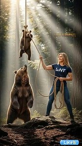 FAITH IN HUMANITY RESTORED! Kind woman saves a bear cub hanging from a tree #faithinhumanity