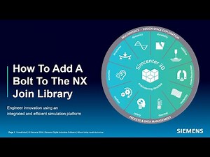 How To Add A Bolt To The NX Join Library