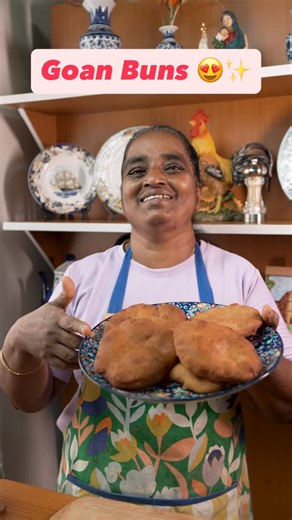 Maria Cooks on Instagram: "Goan Buns Recipe After Sunday Mass, we Goans love to enjoy soft, fluffy buns with bhaji or simply as a snack. Here’s Aunty Maria showing you how to make this iconic Goan treat. Follow along and recreate this delicious dish at home. Happy cooking and enjoy! ❤️ Ingredients • Ripe Bananas – 2 • Cumin – 1 tablespoon • Turmeric – 1 teaspoon • A pinch of Salt • Curd – 2 tablespoons • Ghee – 1 teaspoon • Sugar – 2 tablespoons • Maida (All-purpose flour) – 1 cup • Oil – for de